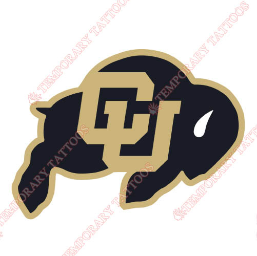 Colorado Buffaloes Customize Temporary Tattoos Stickers NO.4167